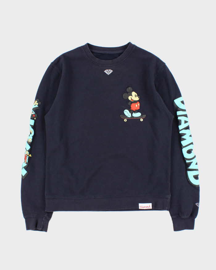 Vintage Disney x Diamond Supply Co. Micky Mouse Crewneck Sweatshirt - S