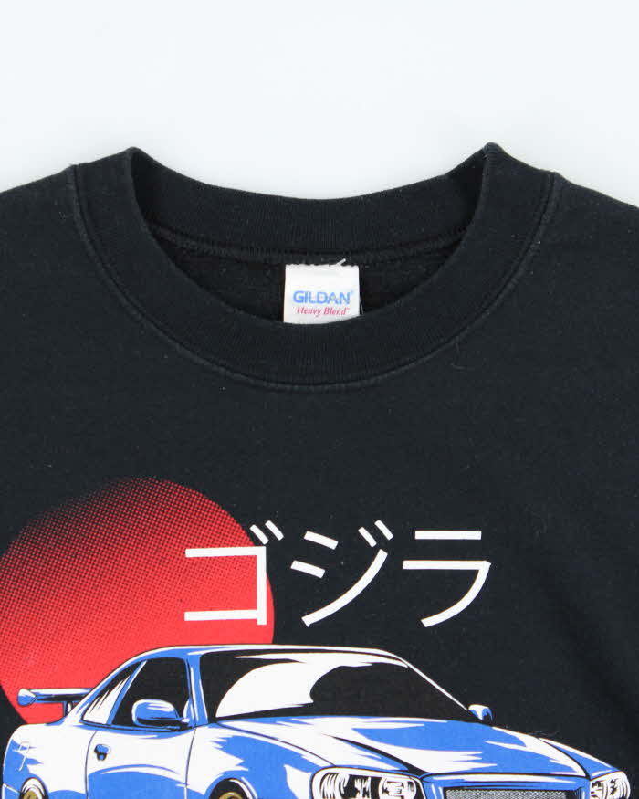 Vintage Y2K 00s R34 Skyline Japanese Tuner Crewneck Sweatshirt - M
