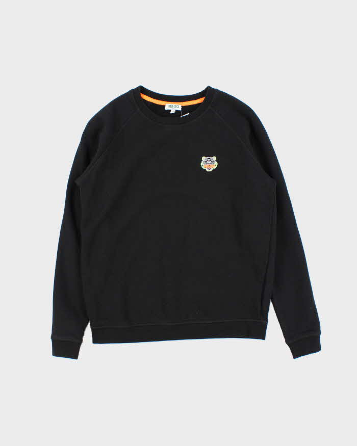 Vintage Kenzo Crest Tiger Crewneck Sweatshirt - XS