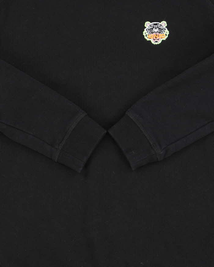 Vintage Kenzo Crest Tiger Crewneck Sweatshirt - XS