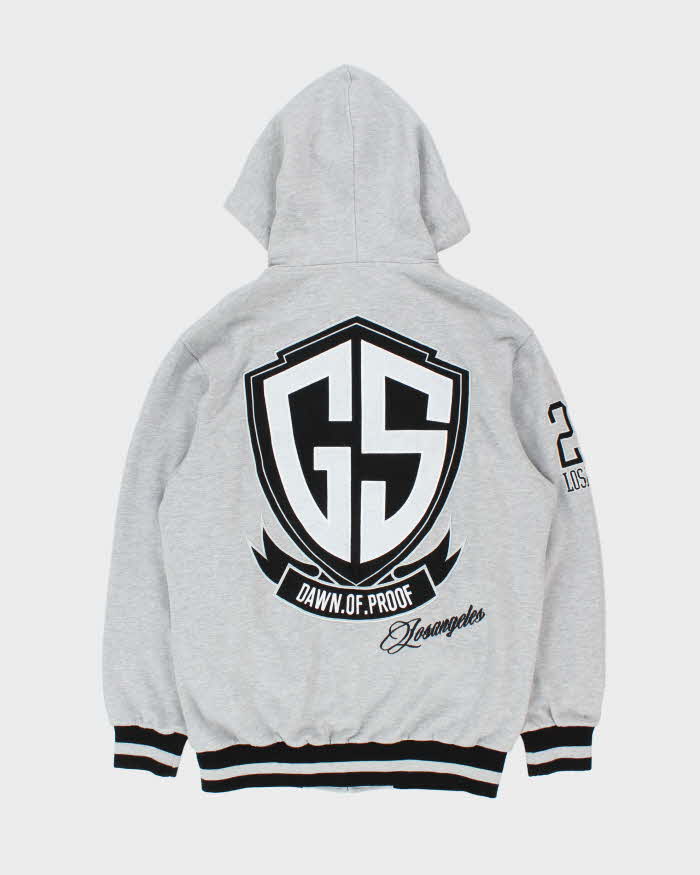 Vintage Y2K 00s Lost Angeles Territory West ''B ''Boys Dawn Of Proof Japanese Zip-Up Hoodie - XL