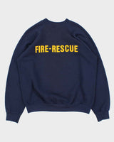 Vintage 1990s Calgary Fire Dept. Rescue Crewneck Sweatshirt - XL
