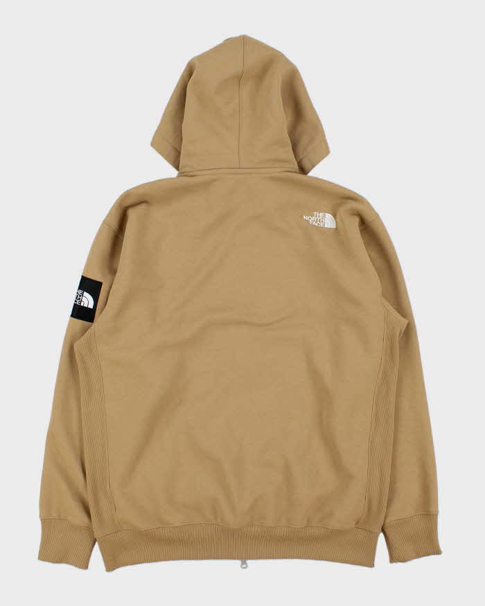Vintage The North Face Japanese Exclusive Heavyweight Tan Zip-Up Hoodie - M
