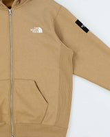 Vintage The North Face Japanese Exclusive Heavyweight Tan Zip-Up Hoodie - M