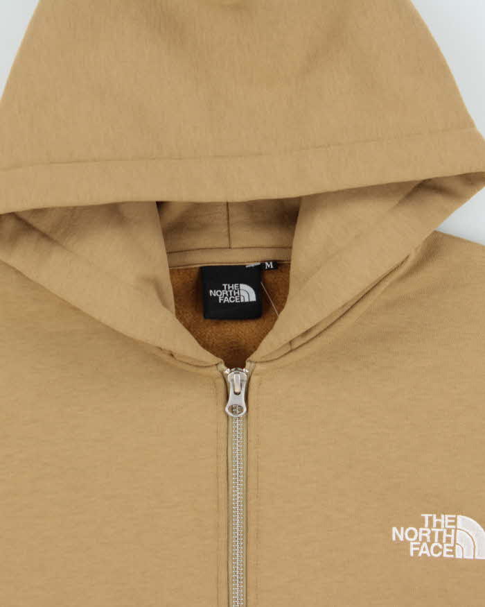 Vintage The North Face Japanese Exclusive Heavyweight Tan Zip-Up Hoodie - M