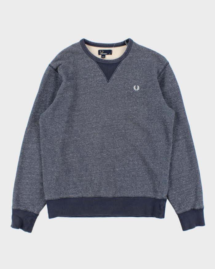 Vintage Y2K 00s Fred Perry Heavyweight Crewneck Sweatshirt - M