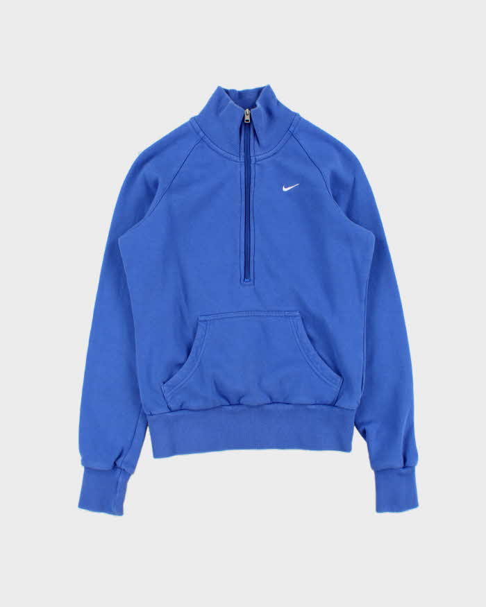 Vintage Y2K 00s Nike Ath Dept. Quarter-Zip Sweatshirt - S
