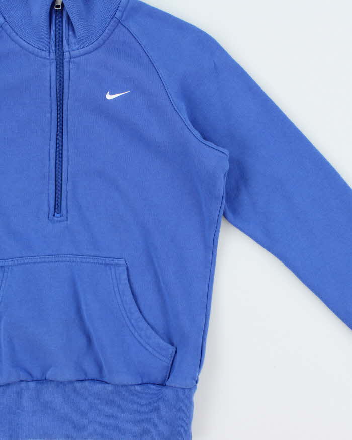 Vintage Y2K 00s Nike Ath Dept. Quarter-Zip Sweatshirt - S