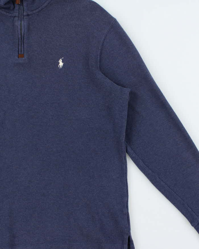Vintage Y2K 00s Polo Ralph Lauren Classic Quarter-Zip Sweatshirt - L