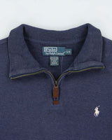 Vintage Y2K 00s Polo Ralph Lauren Classic Quarter-Zip Sweatshirt - L