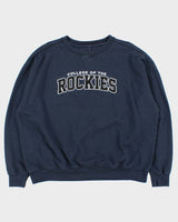 Vintage Y2K 00s College Of The Rockies Crewneck Sweatshirt - XXL