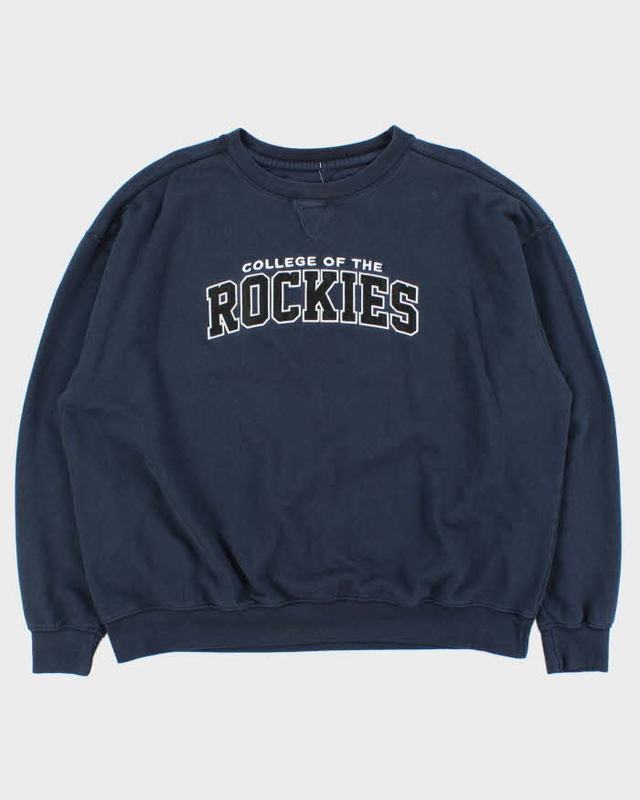 Vintage Y2K 00s College Of The Rockies Crewneck Sweatshirt - XXL