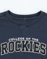 Vintage Y2K 00s College Of The Rockies Crewneck Sweatshirt - XXL