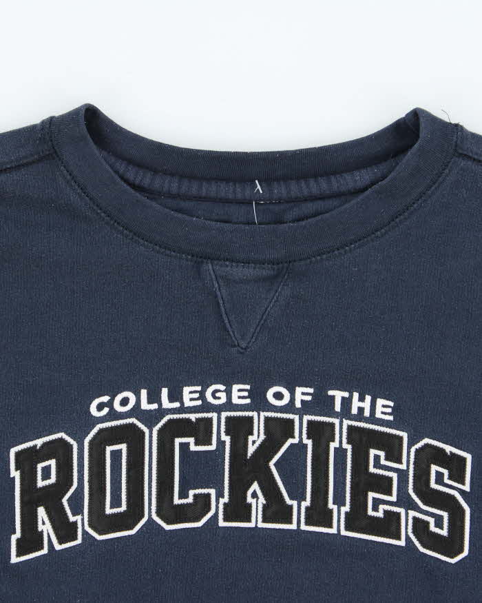 Vintage Y2K 00s College Of The Rockies Crewneck Sweatshirt - XXL