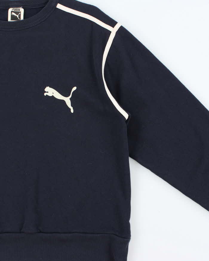 Vintage 1990s Puma 'Edition' Felt Logo Crewneck Sweatshirt - XL