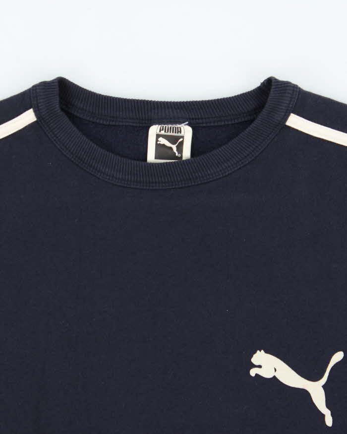 Vintage 1990s Puma 'Edition' Felt Logo Crewneck Sweatshirt - XL