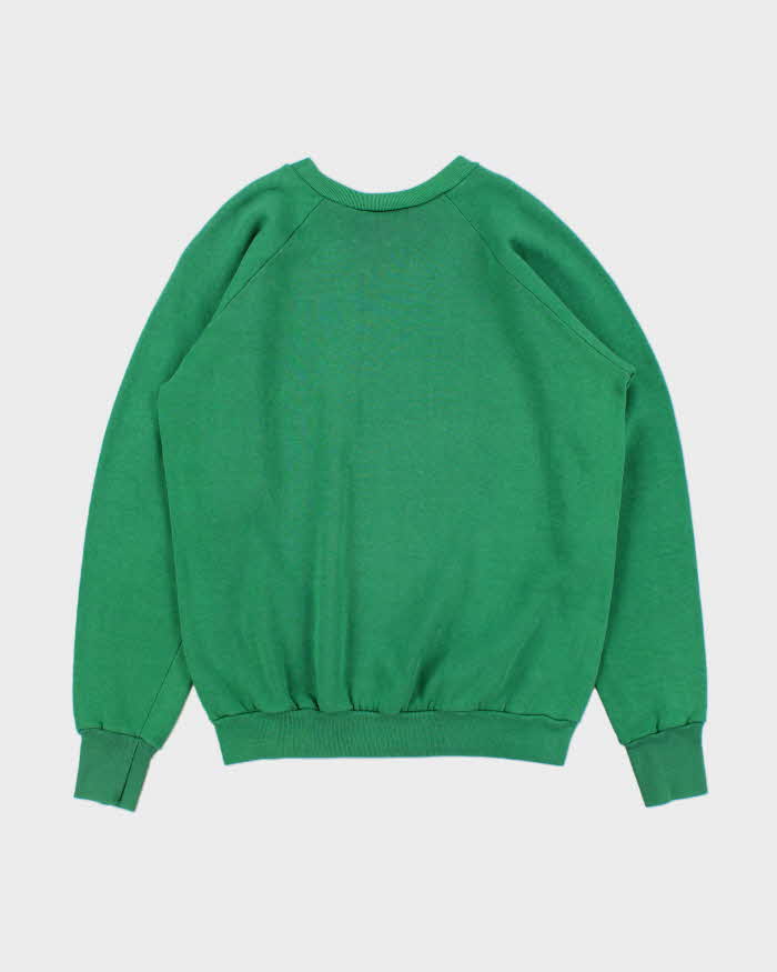 Vintage 1980s Healthknit Porkchop Prophecy Vegetarianism Campaign Made In USA Crewneck Sweatshirt - XL