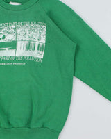 Vintage 1980s Healthknit Porkchop Prophecy Vegetarianism Campaign Made In USA Crewneck Sweatshirt - XL