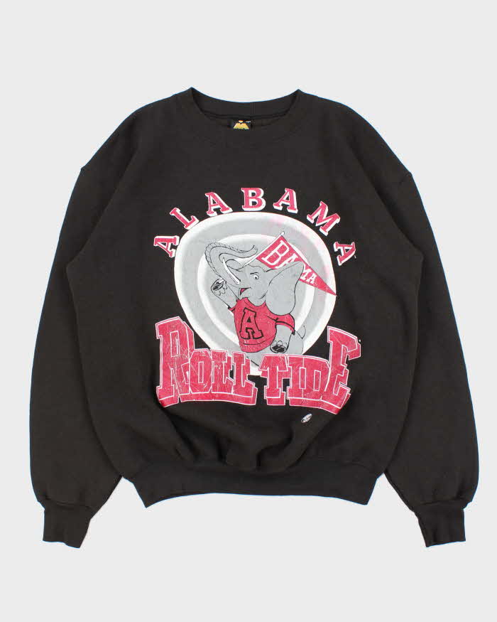 Vintage 1991 Thunder Island Made In USA Alabama Roll Tide American Football Crewneck Sweatshirt - L
