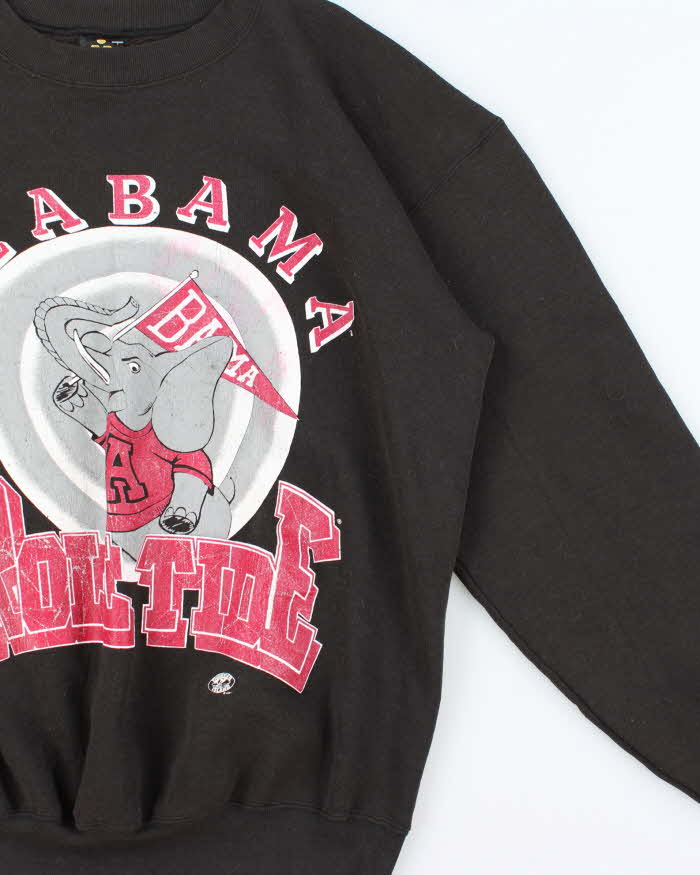 Vintage 1991 Thunder Island Made In USA Alabama Roll Tide American Football Crewneck Sweatshirt - L