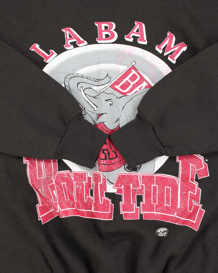 Vintage 1991 Thunder Island Made In USA Alabama Roll Tide American Football Crewneck Sweatshirt - L