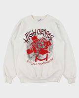 Vintage 1990s United Sports Made In USA Crime Inc. Crewneck Sweatshirt - L