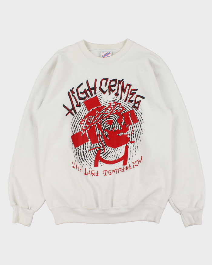 Vintage 1990s United Sports Made In USA Crime Inc. Crewneck Sweatshirt - L