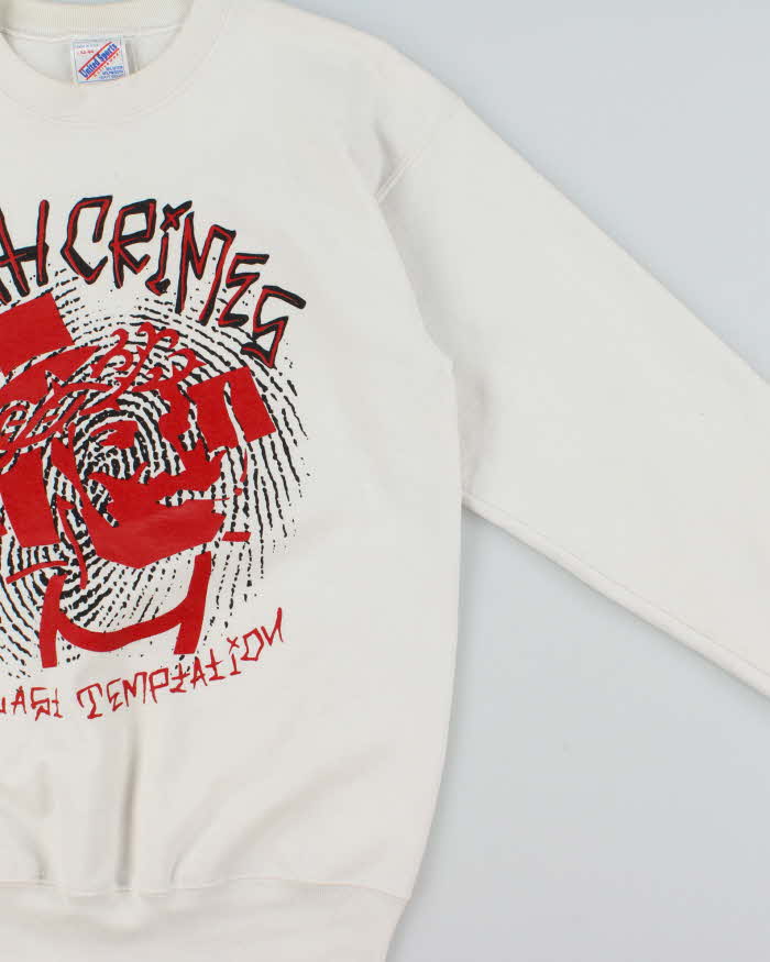 Vintage 1990s United Sports Made In USA Crime Inc. Crewneck Sweatshirt - L