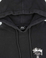 Vintage Stussy World Tour Made In USA Pullover Hoodie - M