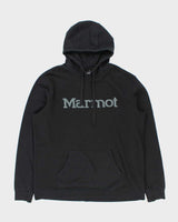 Vintage Marmot Spell Out Pullover Hoodie - XXL