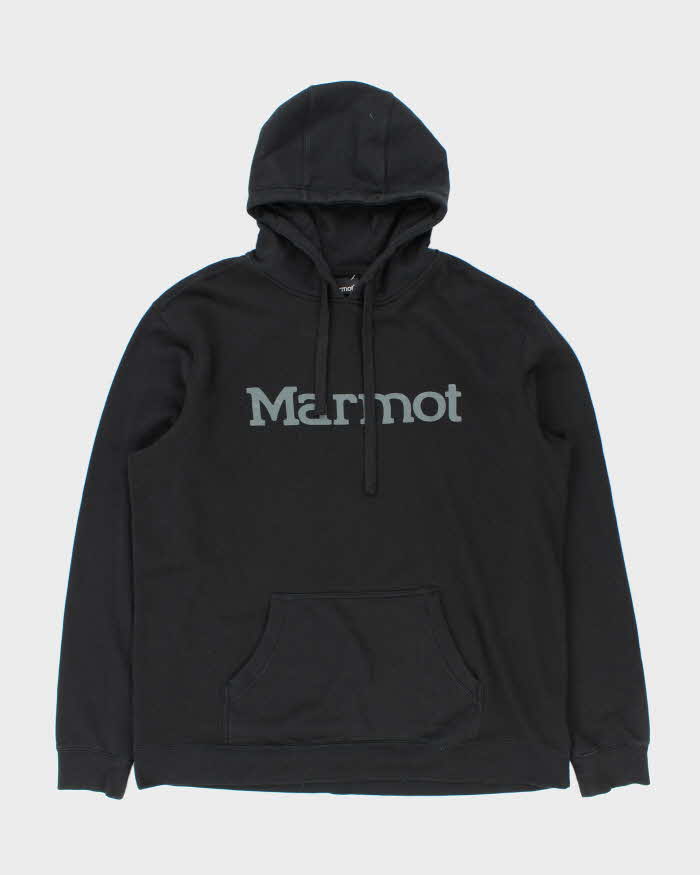 Vintage Marmot Spell Out Pullover Hoodie - XXL