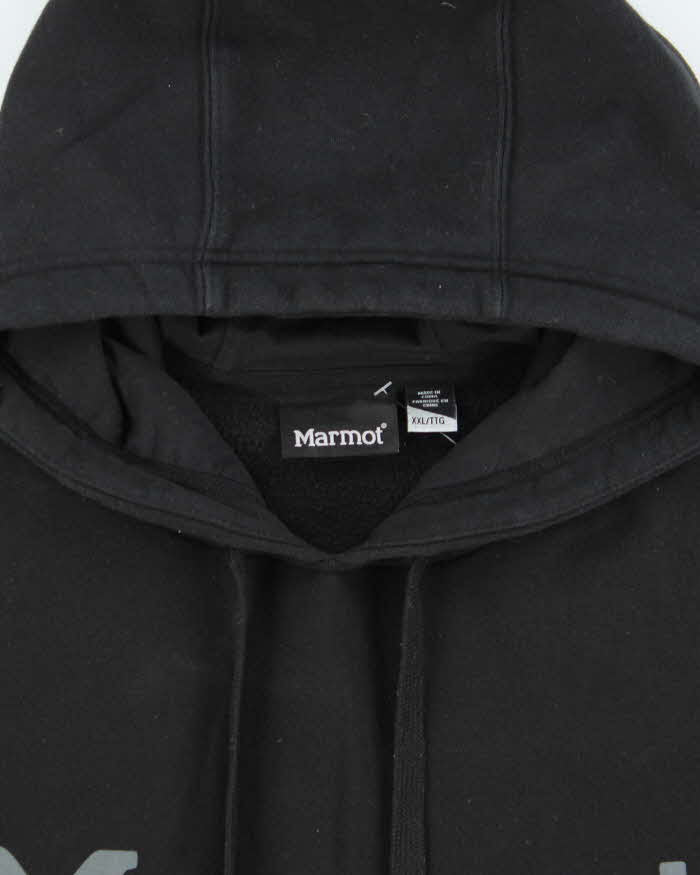 Vintage Marmot Spell Out Pullover Hoodie - XXL