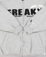 Vintage Y2K 00s Massive 808 Japan Freaky Heavyweight Zip-Up Hoodie - XL