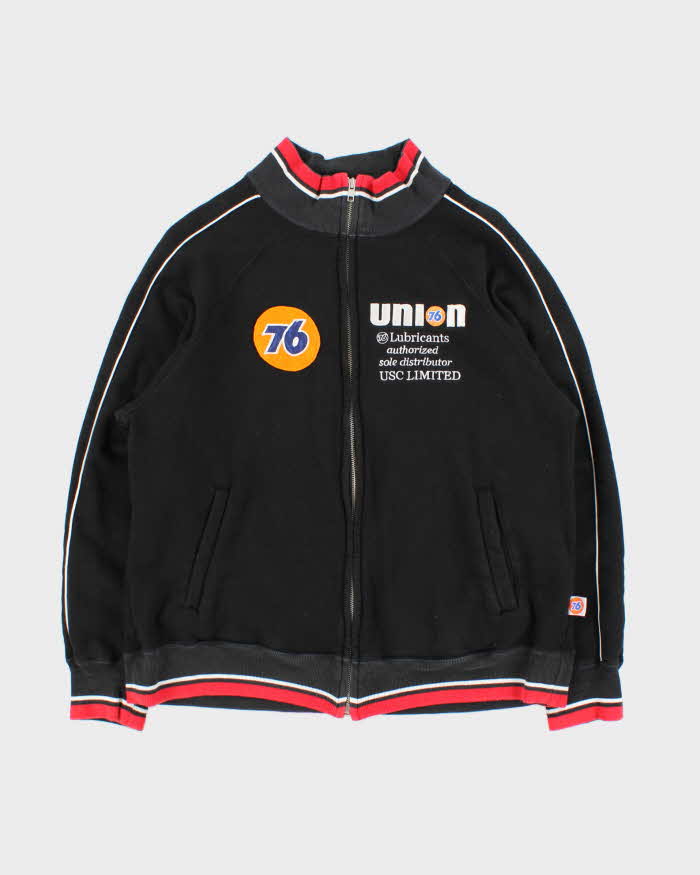 Vintage Y2K 00s 76 Lubricants Motor Oil Heavyweight Zip-Up Sweatshirt - M
