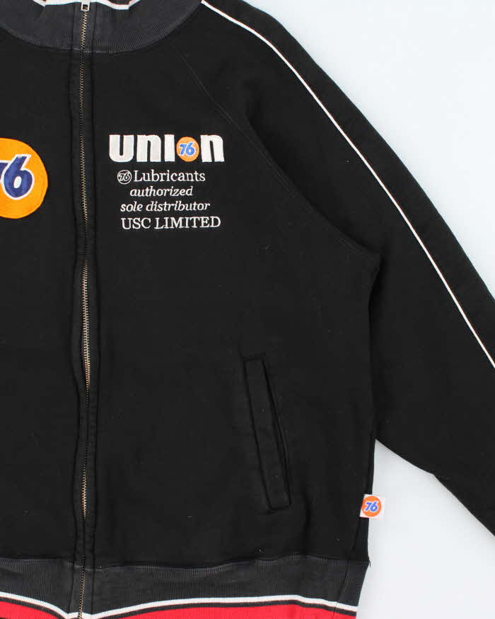 Vintage Y2K 00s 76 Lubricants Motor Oil Heavyweight Zip-Up Sweatshirt - M
