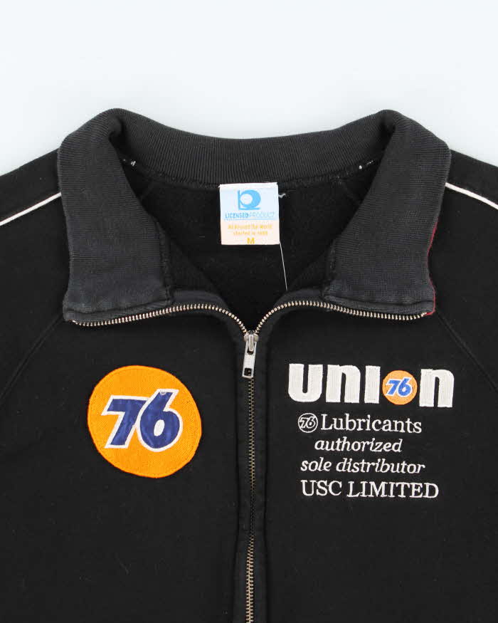 Vintage Y2K 00s 76 Lubricants Motor Oil Heavyweight Zip-Up Sweatshirt - M