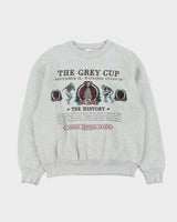 Vintage 1991 Grey Cup CFL Marl Grey Crewneck Sweatshirt - L