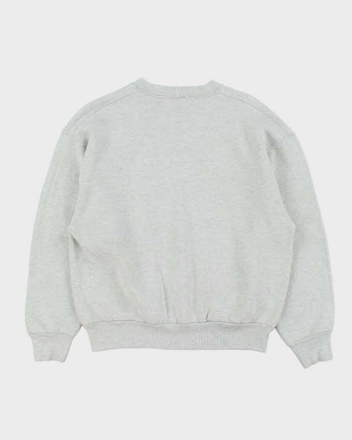 Vintage 1991 Grey Cup CFL Marl Grey Crewneck Sweatshirt - L