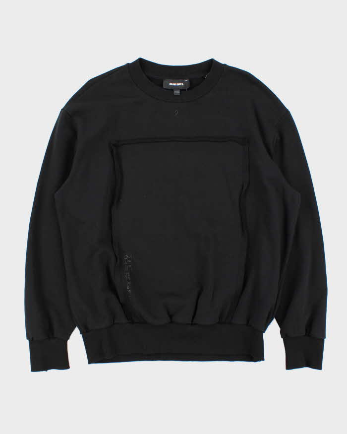 Vintage Diesel Exposed Seam Heavyweight Crewneck Sweatshirt - L