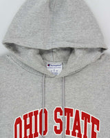 Vintage Y2K 00s Champion Ohio State Marl Grey Pullover Hoodie  - L
