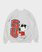 Vintage 1980s Artex Peanuts Snoopy Syracuse Sweatshirt - L