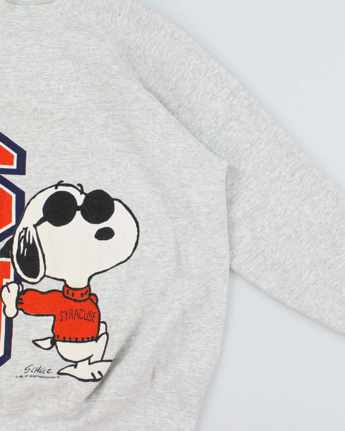Vintage 1980s Artex Peanuts Snoopy Syracuse Sweatshirt - L