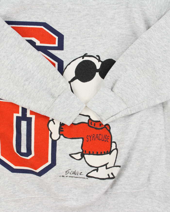 Vintage 1980s Artex Peanuts Snoopy Syracuse Sweatshirt - L