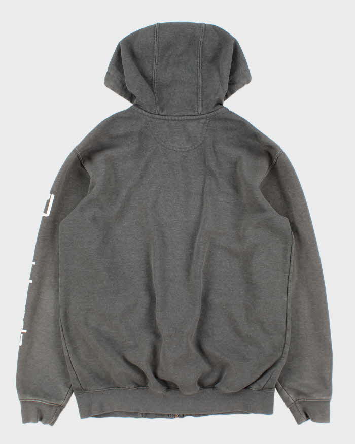 Vintage Carhartt Fleece Lined Loose Fit Full-Zip Hoodie - M