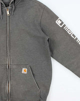 Vintage Carhartt Fleece Lined Loose Fit Full-Zip Hoodie - M