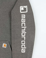 Vintage Carhartt Fleece Lined Loose Fit Full-Zip Hoodie - M
