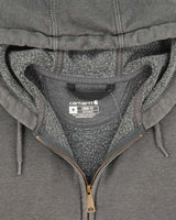 Vintage Carhartt Fleece Lined Loose Fit Full-Zip Hoodie - M