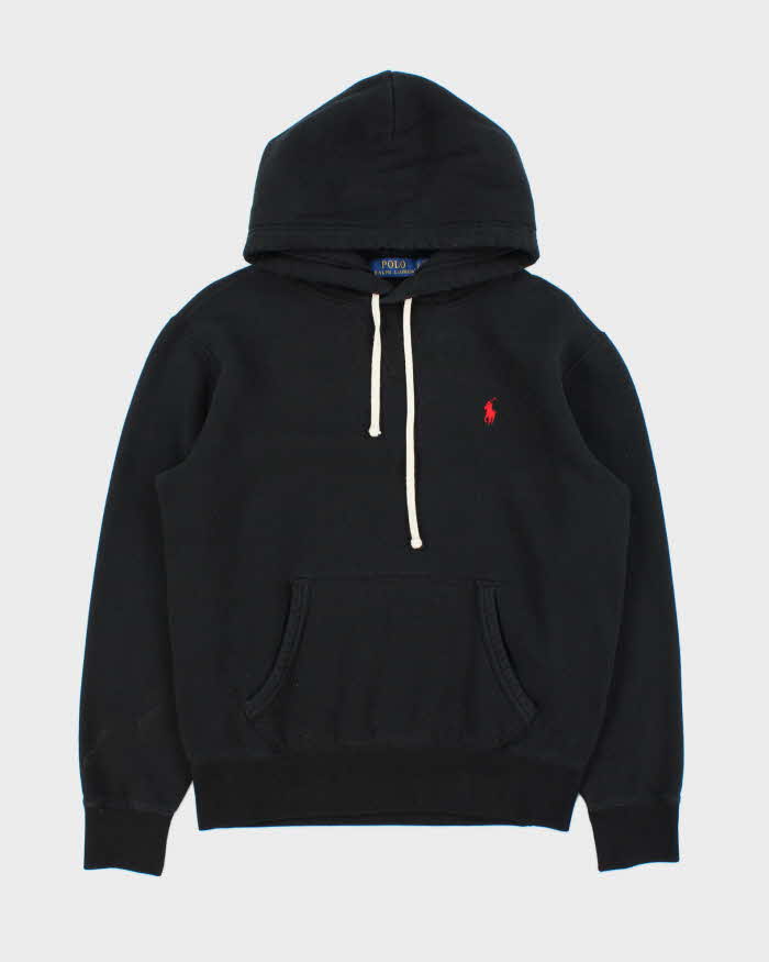 Vintage Polo Ralph Lauren Fleece Lined Pullover Hoodie - S