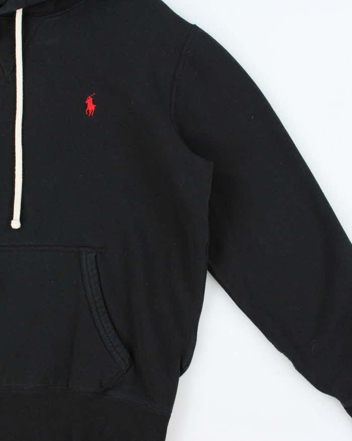 Vintage Polo Ralph Lauren Fleece Lined Pullover Hoodie - S