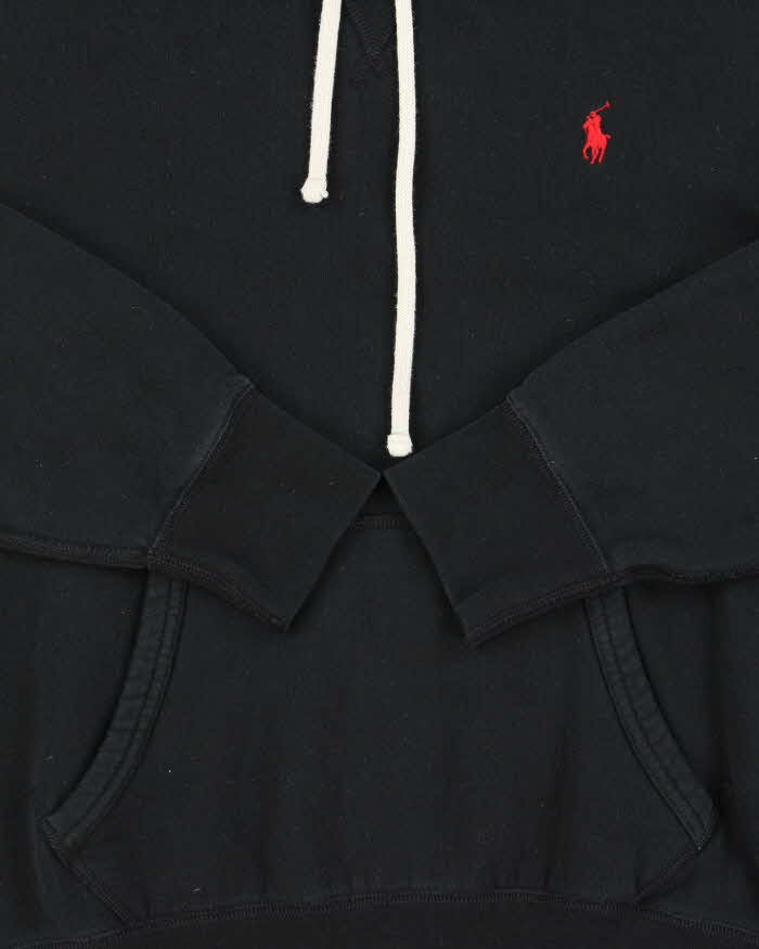 Vintage Polo Ralph Lauren Fleece Lined Pullover Hoodie - S